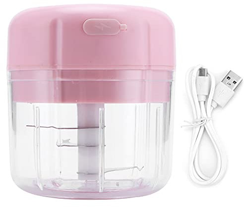 Electric Mini Garlic Chopper Garlic Cutter Masher Grinder wire less Portable Food Processor