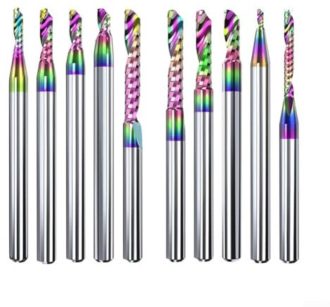 Mm Holzfräser CNC Hartmetall Schaftfräser Saubere Und Präzise Schnitte (2x15)