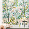 NINETREX Fenster Sichtschutzfolie Glasfensterfolie 3D dekorative Fensterfolie, Sonnenschutzfolie für Glastür, Hausdekoration Fensterabdeckung Nicht klebend, 30x200cm, Blätter