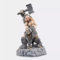 LIRUOXI für Ork Leader Vita Orgrim Hammer of Doom Figur Handmade PVC Anime Cartoon Charakter Modell Statue Figur, Desktop Ornamente Dekorationen Geschenke für Fans