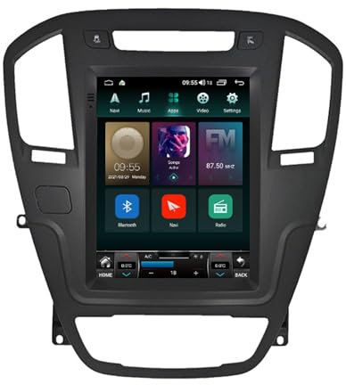 MIVPD Autoradio für Insignia 2008-2013 Android 15 Stereo mit 9,7 Zoll Touchscreen Unterstützung 5G WiFi Wireless CarPlay Android Auto GPS Navigation Bluetooth USB DSP SWC Rückfahrkamera FM Radio,TS4