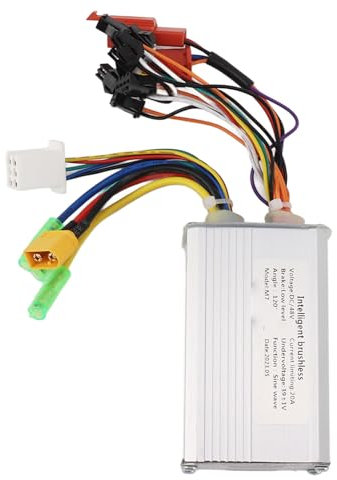 POENVFPO Controller per Bici Elettrica da 500 W 48 V, Controller per Motore Brushless per Bici Conversione Bici Elettrica in Lega di Alluminio per Scooter