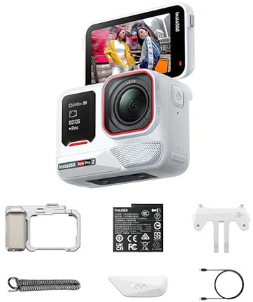 Action cam Insta360 935479 ACE Pro 2 Explorer Kit Silver e White