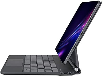 Custodia per tastiera Magic Keyboard con layout tedesco QWERTZ per iPad Air 13 pollici (M4/M3/M2, 2026/2025/2024) e iPad Pro 12,9 (3ª, 4ª, 5ª, 6ª generazione), custodia magnetica per tastiera con