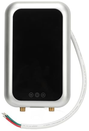 ZDETGU Elektrischer Durchlauferhitzer 9 KW – Hot-on-Demand mit Digitalanzeige für Zuhause, Küche, Badezimmer – Kompakte, Energieeffiziente Heizung, 240 V, Sicheres Design