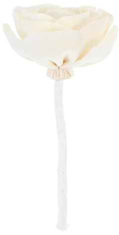 FOMIYES Realistischer Blumen Aromatherapie Diffusor 7cm Künstlicher Blumenkopf mit Baumwollschnur Duftdiffusor Ersatzteil für Zuhause Büro und Auto Dekorative Raumduft Deko