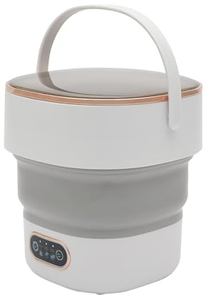 13L Faltbare Mini Waschmaschine mit 3 Waschmodi & Blaulicht-Technologie,22W Mobile Waschmaschine mit automatischer Abwasserabfluss Abtropfkorb,Camp-Waschmaschine für Wohnmobil & Geschäftsreisen