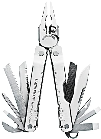 LEATHERMAN - Super Tool 300, Large multifunction tool with 19 tools and nylon sheath
