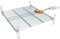 Algon | Parrilla Barbacoa 45x50 Acero Inoxidable Zincado Gris Metalizado con Cierre de Seguridad - Parrilla Ideal para Asar Carnes y Verduras Resistente y Duradera para Exterior