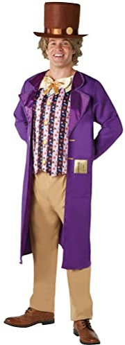 Rubie‘s Official Kostüm für Erwachsene aus Willy Wonka und die Schokoladenfabrik, Größe M Halloween