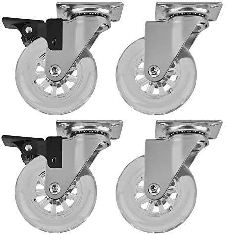SOTECH SET Möbelrolle SWIFT transparent Ø 75