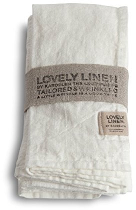Lovely Serviette Leinen off-white (1 Stück)