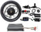 EBike Conversion Kit 2648V 3300W 60V 4200W 72V 5000W Rear Brushless Motor Wheel with 100A and 750C Color Display +D 700 Hydraulic Disc Brake+Alarm
