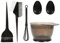 Kit Coloration Cheveux, Kit Teinture Cheveux, Peigne Pinceau Brosse Bol Pour Coloration Cheveux Teinture Décolorante Coiffure Couleur Accessoires Bol, Embout Auriculaires, Mélangeur de Colorant