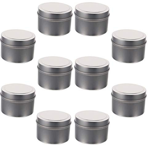 Cabilock Weißblech-bonbondosen mit Deckel Geschenkdosen zur Aufbewahrung von Kerzen Tee Kaffee und Bonbons Praktisch und Robust