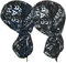 Arcweg Bandana Cap Laufmütze Atmungsaktiv Schnelltrocknend Kopftuch Pirat Kappe UV Schutz mit verstellbar Band Radsport Fahrrad Kopfbedeckung Sommermütze Schweißabsorbierend UPF 50+ (Blue+White)