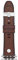 Diesel Bracciale compatibile con Apple Watch, 42/44/45/49 mm - 24 mm Pelle marrone, DSS0002