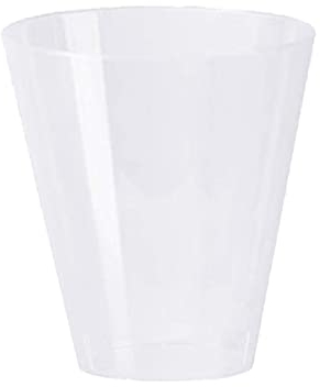 Alej Vasos Sidra Cocktail 470ml Irrompible p.p Pack 100uni. (4x25) Duro Reutilizable Translucido cristalino Flexible,Fabricado En España.