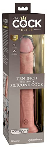 PIPEDREAM 10 Inch 2Density Silicone Cock 22704Skin Skin