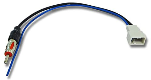 vhbw Adaptateur d'autoradio Compatible avec Honda FR-V 2007+ - Adaptateur d'antenne GT 13 (m) vers DIN 150 Ohm