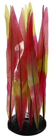 VOCOSTE Aquarium Pflanzen Dekoration Silikon Glühende Aquatische Künstliche Alga Aquarium Seetang Rot