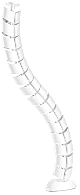 InLine® Kabelkanal flexibel, vertikal für Tische, 2 Kammern, 0,80m, weiß
