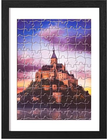 eletecpro 61 x 76 cm Bilderrahmen für Puzzles, Posterrahmen zur Dekoration von Wohnzimmer, Büros oder Hotels, Puzzlerahmen sind ideale Geschenke für Puzzle- und Kunstliebhaber