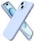 ORNARTO Compatible with iPhone 15 Case 6.1, Slim Liquid Silicone 3 Layers Full Covered Soft Gel Rubber 15 iPhone Case Cover 6.1 inch-Baby Blue