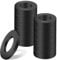 Nenull 60 Pièces Rondelles M6 x 12mm Noir Acier au Carbone Rondelles Plates Metal Étanchéité Joints Bague pour Vis Boulons Tige Filetée de Réparation Ménagère