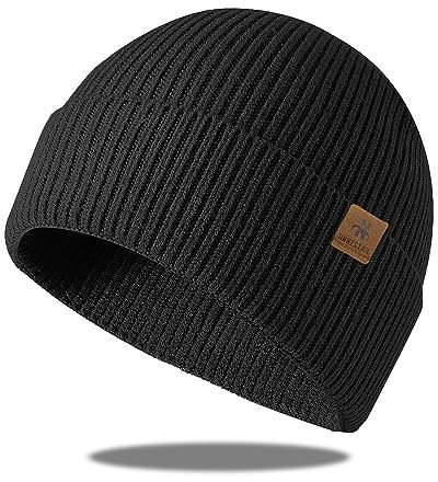 UNNESTAR Fleece Beanie- Winter Hats for Women Men Cuffed Skull Cap Warm Gifts Thermal and Soft