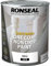 AMK® Ronseal Stays White One Coat Non Drip Paint 750ml Satin Interior Wood Metal Finish Non Yellowing Guaranteed 10 Years Easy Application Less Mess Trim Skirting Doors Frames Tough