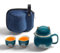 DEARART Bella tazza da tè portatile, tazza da 306,2 g e 2 tazze, bocca larga facile da pulire, mantiene il tè caldo, bustina di tè sfusa, gatto carino, verde, DATMG01P