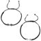 HZAOPZE 2 pcs Kurzhantel Geflochtenes Herren Armband Inspirierendes Fitness Bettelarmband Verstellbares Herren- und Damenarmband Sport Fitness Personal Trainer Geschenk, schwarz und Silber