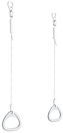 JEFLEX - Turnringe für Kinder/Schaukel- und Klettergerät - höhenverstellbar & sicherer Turnring Befestigung der Kinderturnringe/fördert Arm-, Rücken- & Bauchmuskulatur durch gezielte Übungen