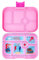 yumbox Original Leakproof Kids Bento Lunch Box, 5 Compartments + Dip Well, Easy-Open Latch, Portion Control, Removable Illustrated Tray, Ages 3-7 (Power Pink (Mermaid Tray))