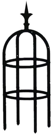 Rosensäule Metall Stabil Wetterfest Garten Rankgitter Rankhilfe Ranksäule Metallsäule Gartensäule Tomatenkäfig Pflanzenstütze Obelisk Klettergerüst Spalier Rankgitter Kletterhilfe Für , Geißblat