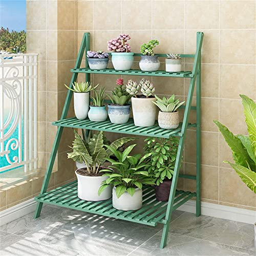 3-stufiges Leiter-Pflanzregal, mehrstufiger Pflanzenständer, Faltbare Pflanzgefäße, Ausstellungsregal, Blumentopfständer, für Garten, Balkon, Hof
