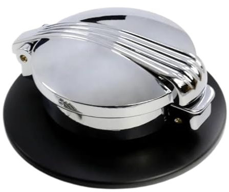 Motorrad Benzin Gas Tank Cap Abdeckung Für BMW R NINE T R9T Scrambler Urban G/S Racer Pure R NINET 2014-2022 Tankdeckel(Silver black)