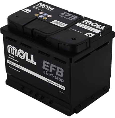 MOLL 82064 EFB start-stop Starterbatterie 12V 64Ah(20h) 620A(EN)