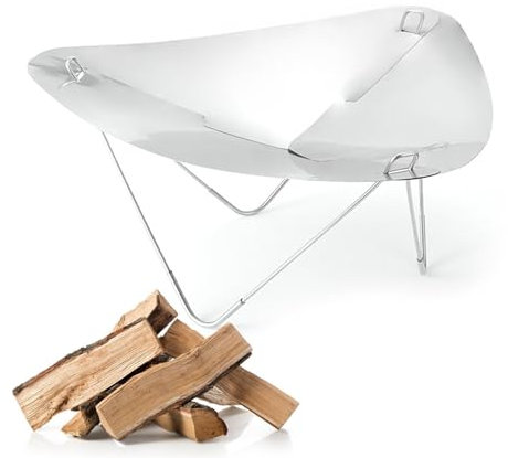 puzzlegame Brennender Tisch, Feuerstelle im Freien zum Wandern, Camping-Feuerstelle aus Edelstahl, Feuertisch mit Aufbewahrungstasche für, Wandern, Camping, Garten, Bergsteigen,