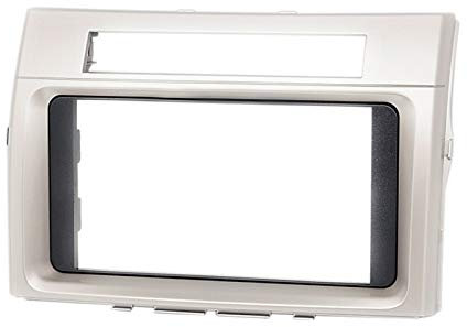 QASULER Radio CD/DVD de Voiture 2din montée sur Fascia, for Corolla, Verso 2004 – 2009, Cadre de Montage de Panneau entouré de Tableau de Bord stéréo Cadre de Tableau de Bord Radio du véhicule