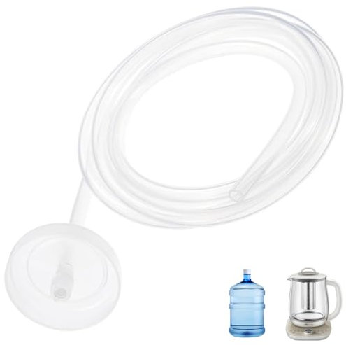 NJCXOLA Tube en silicone transparent de qualité alimentaire 6 mm x 8 mm OD 2 mètres