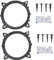 UKCOCO Essential Cpu Cooler Accessory 2 Pack Socket Retention Bracket for Motherboard and Heatsink Mounting on 1150 1155 775 Interface