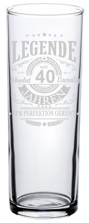 LUXENTU Verre à bière Kölsch 0,2 l avec motif gravé, verre à bière pour un anniversaire et des occasions spéciales, barre de Cologne avec finition gravée au laser, passe au lave-vaisselle, légende