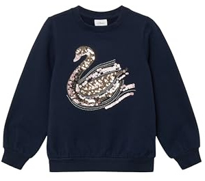 s.Oliver Kuscheliges Sweatshirt mit Pailletten-Artwork