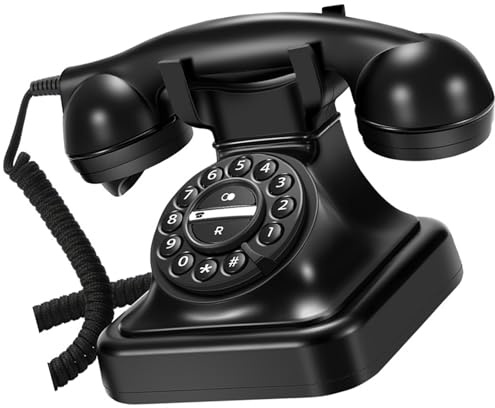 Oxtxuzdm Schreibtisch Brandlinie Telefon Mechanische Glocken Klingeln Retro Wählkissen Kord.