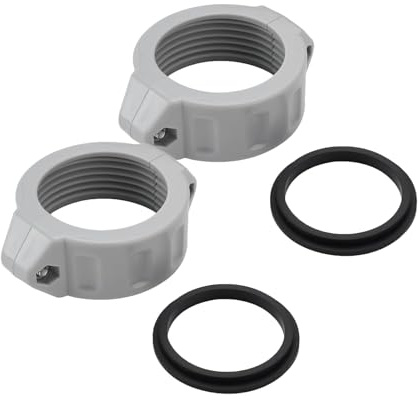ACAREY Pumpenkupplung Ersatz für Lay-Z-Spa Ersatzteile und Pumpe Ersatzteile mit Dichtungsring- Kompatibel mit verschiedenen Spa-Pools Whirlpool (2 Pcs)