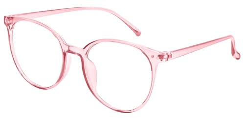 Aomig Lunettes Anti Lumière Bleue, Lunettes de Confort Léger pour Ordinateur et Lecture avec Filtration Lumière Bleue, Anti Fatigue, Monture Large, Anti-rayonnement Stylé pour Homme Femme Écran