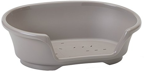Nobby 75509-70 Kunststoff Bett für Hunde - Cosy-Air, 78 cm, warmgrau