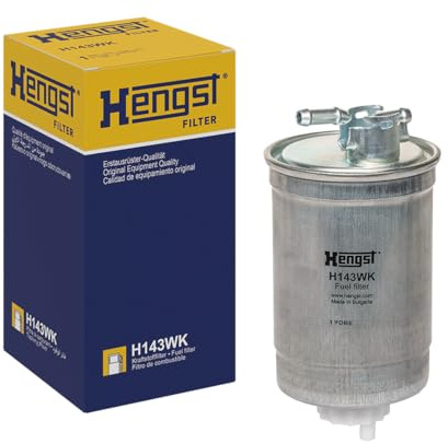 HENGST - Kraftstofffilter H143WK - Hochwertiger Kraftstoff-Leitungsfilter für KFZ - Entfernt Staub und Schmutz aus Otto- oder Dieselmotoren - Schützt das Einspritzsystem